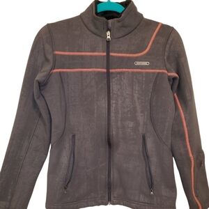 Under Armour Women's Fleece Lined Light Weight Zip Up Jacket Zip Pockets 1015